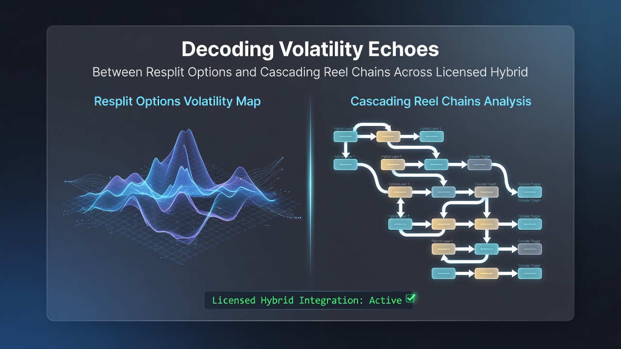 Infographic illustrating how volatility transfers between blackjack resplits and slot cascades in hybrid gaming environments